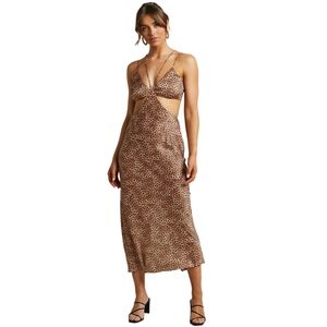 🏷 NWT | Runway The Label Dress Size M Leopard